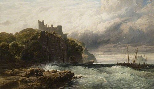 Culzean Castle, Ayrshire, 1877, John Mogford