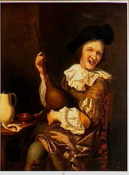 Young bagpiper, 1689, Jan Tilius