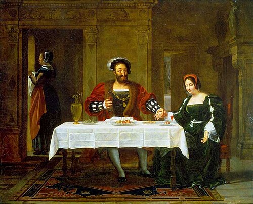 François Ier et la belle Ferronière, 1810, Alexandre Menjaud
