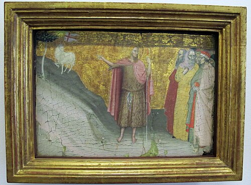 sermone del battista, 1350, Andrea di Nerio
