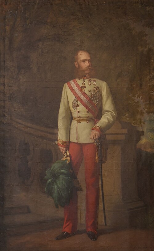Portrait of Franz Joseph I, 1879, Josef Neugebauer
