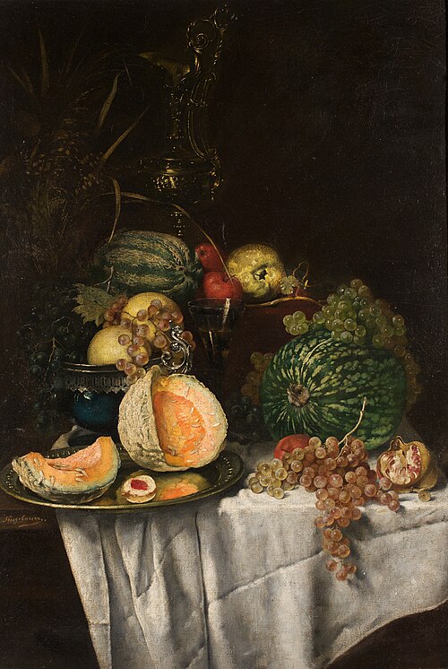 Früchtestillleben, , Josef Neugebauer