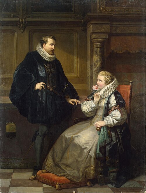 Lady and Gentleman, 1857, Corneille Seghers