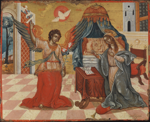 Evangelismos Tis Theotokou, 1670, Ilías Móskos