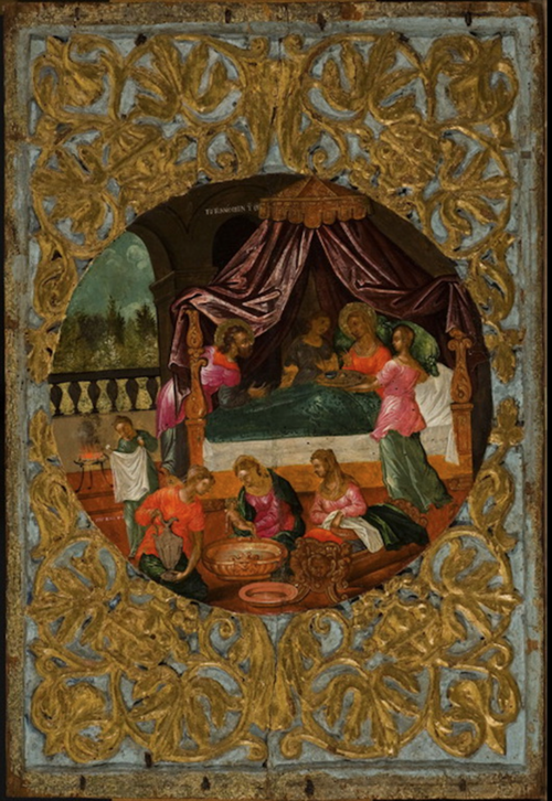 Nativity of Mary (Moskos), 1666, Ilías Móskos