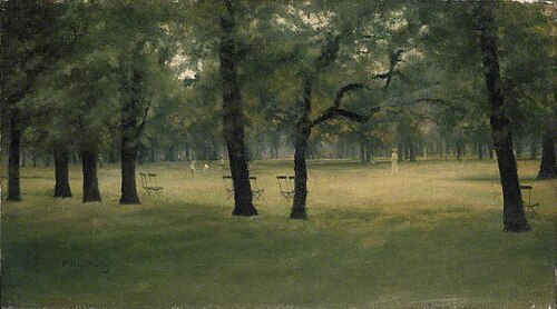 Kensington Gardens, 1890, Paul Fordyce Maitland