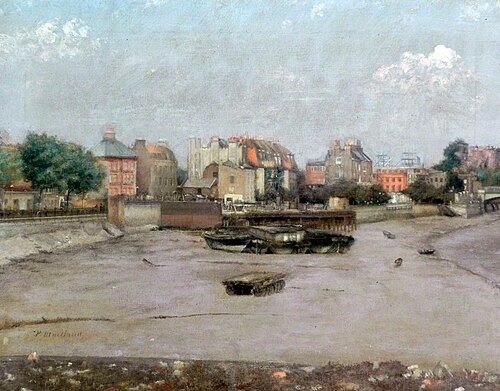 Chelsea Embankment from the River, , Paul Fordyce Maitland