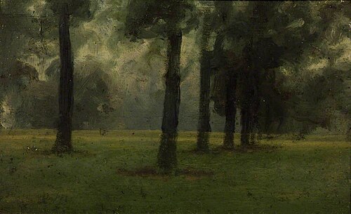 Autumn, Kensington Gardens, 1906, Paul Fordyce Maitland