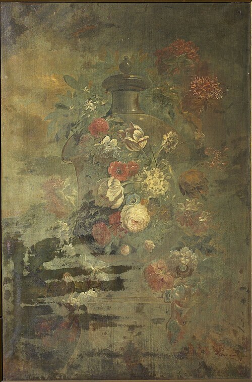 Still life of flowers II, 1732, Willem Ignatius Kerricx