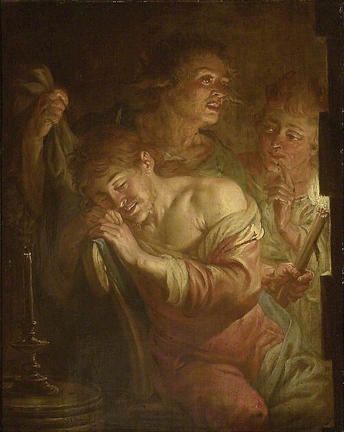 A sleeping Man: 'Sloth', 1642, Jacques de l'Ange