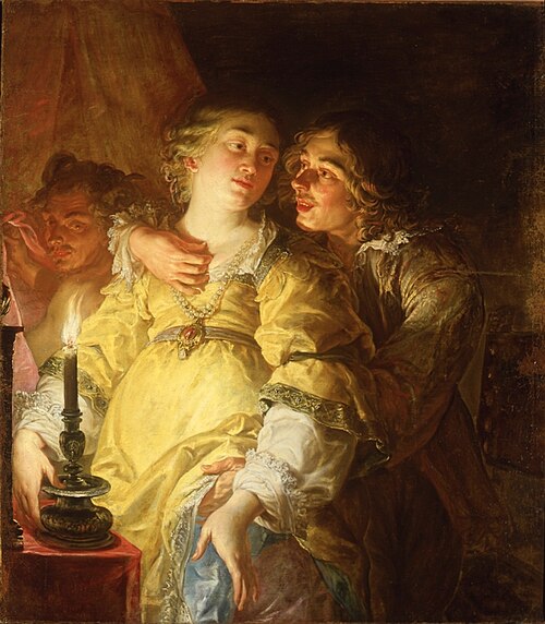 Allegory of Lust (The lovers), 1650, Jacques de l'Ange