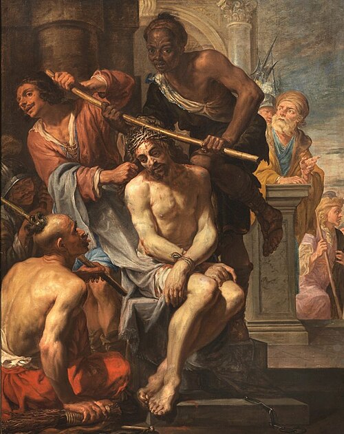 Crowning with thorns, 1639, Jacques de l'Ange