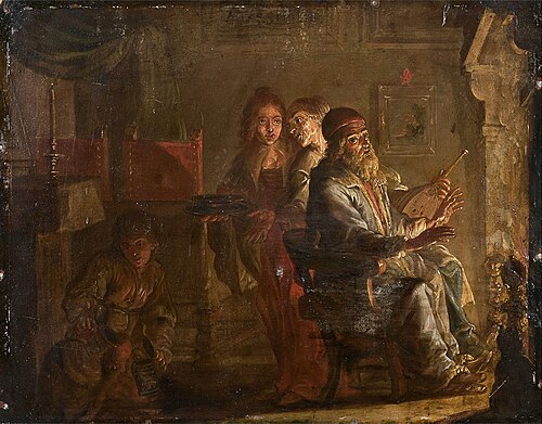 Allegory of old age, 1640, Jacques de l'Ange