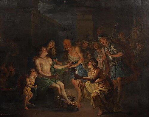 Death of Seneca, 1650, Jacques de l'Ange