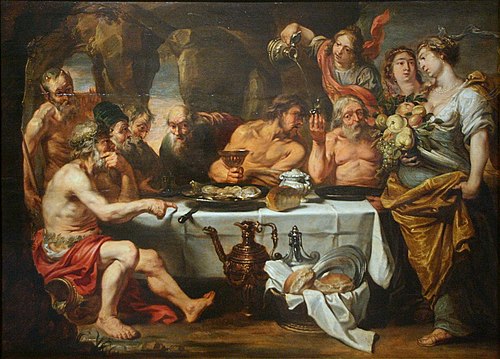 Le banquet d'Achéloüs, 1650, Jacques de l'Ange