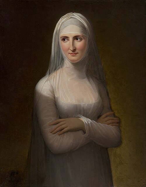 Portrait d’une dame en novice, 1811, Jeanne-Élisabeth Chaudet