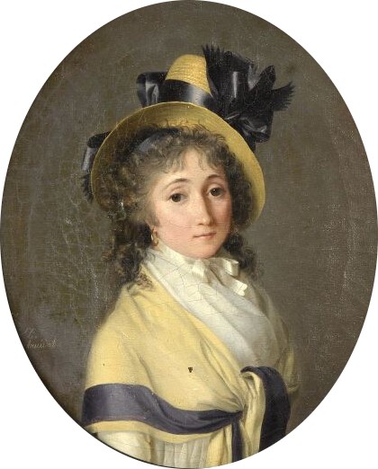 Portrait de femme, 1793, Jeanne-Élisabeth Chaudet