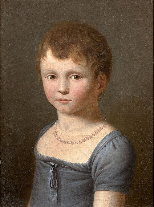 Portrait d’une petite fille en buste, 1814, Jeanne-Élisabeth Chaudet