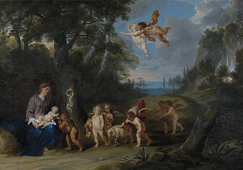 L’Offrande à l’Enfant Jésus, , Frans Wouters