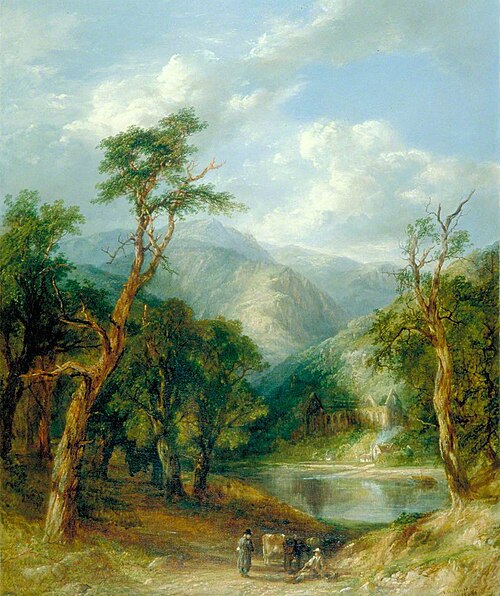 Tintern Abbey, 1848, Frederick Henry Henshaw