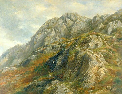 Dinas Betws-y-Coed, 1851, Frederick Henry Henshaw