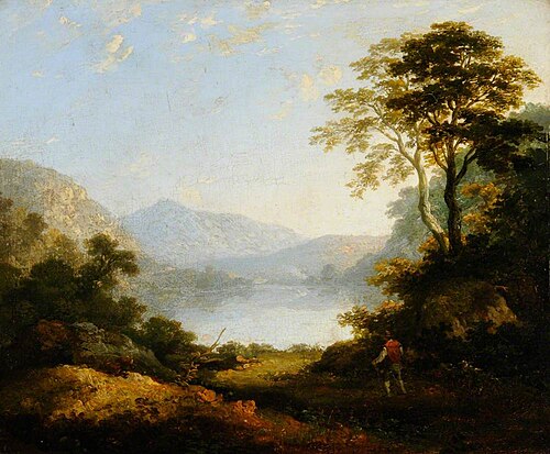Wicklow, Ireland, Mountain Landscape with Lake, 1855, Frederick Henry Henshaw