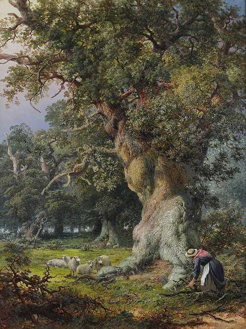 Woman Gathering Wood, , Frederick Henry Henshaw