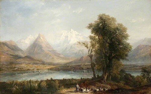 Swiss Landscape, , Frederick Henry Henshaw