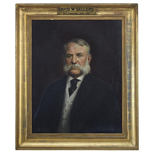 Portrait of David Wampole Sellers (1833-1901), 1902, Albert Rosenthal