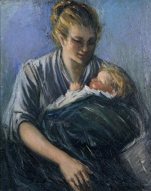 Mother and Child, 1919, Mina Arndt