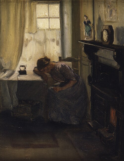Tired, 1908, Mina Arndt