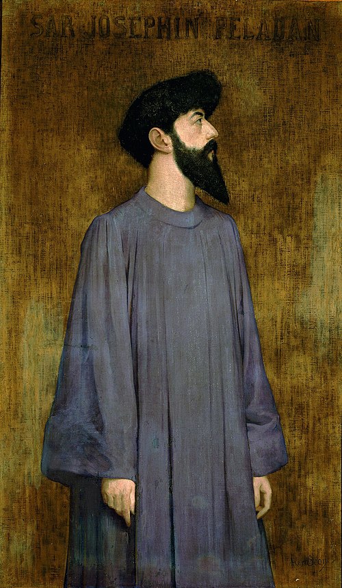 Portrait de Joséphin Peladan (1858-1918), 1892, Alexandre Séon