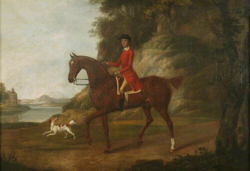 Huntsman in a Landscape, , Thomas Stringer