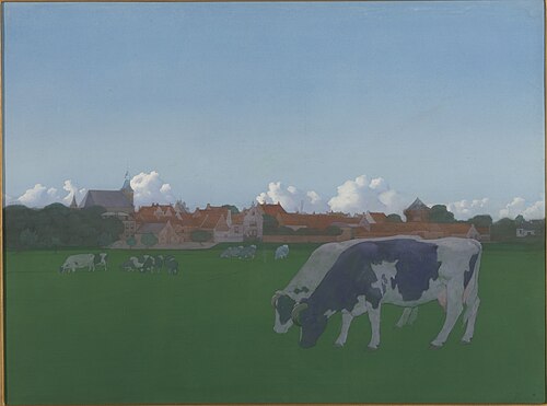 View of Hattem, 1880, Jan Voerman