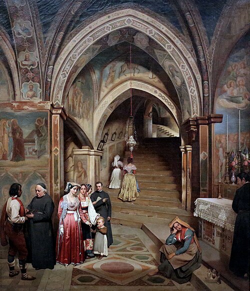 L’Église de Subiaco, 1844, Jean-François Montessuy