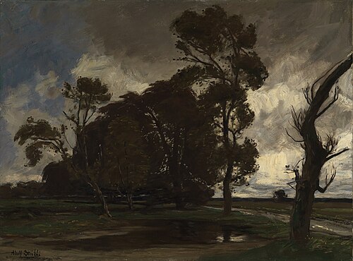 Gewitter, 1896, Adolf Stäbli