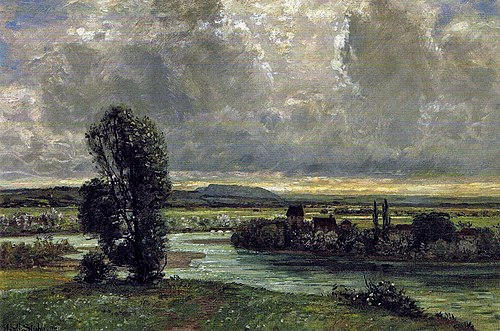 Landschaft mit Aare und Reuss, 1896, Adolf Stäbli