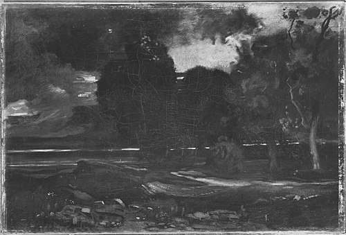 Gewitterstimmung, 1882, Adolf Stäbli