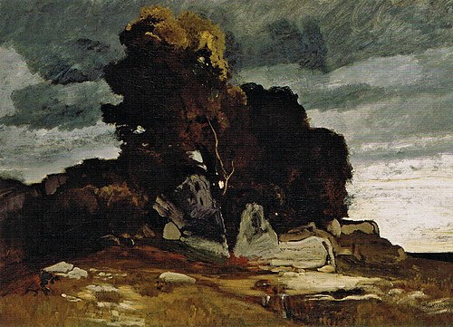 Sturm (Heroische Landschaft), 1878, Adolf Stäbli