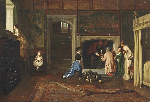Hiding the Priest, 1871, William Frederick Yeames