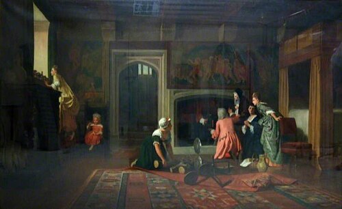 The Fugitive Jacobite, 1868, William Frederick Yeames