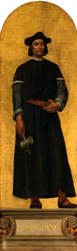 Pietro Torrigiano (1472–1522) (design for a mosaic in the Victoria and Albert Museum), 1869, William Frederick Yeames