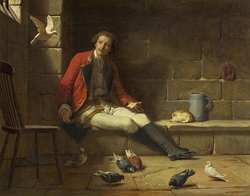 The Prisoner and His Guests, 1871, William Frederick Yeames