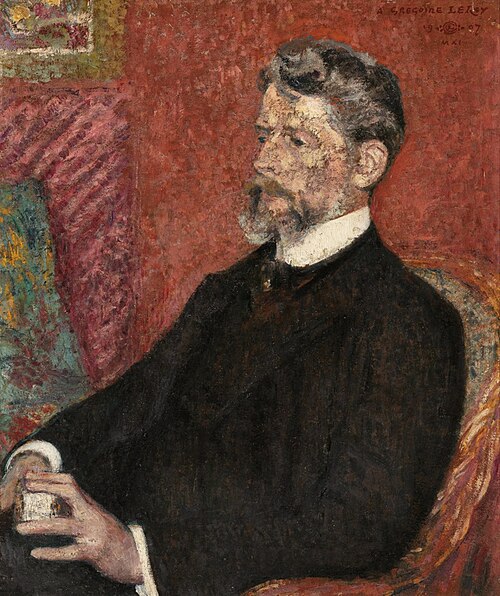 Portrait of Gregoire Le Roy, , Georges Lemmen