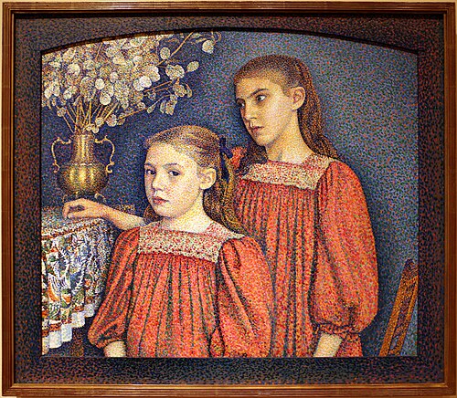 The Two Sisters or The Serruys Sisters, 1894, Georges Lemmen