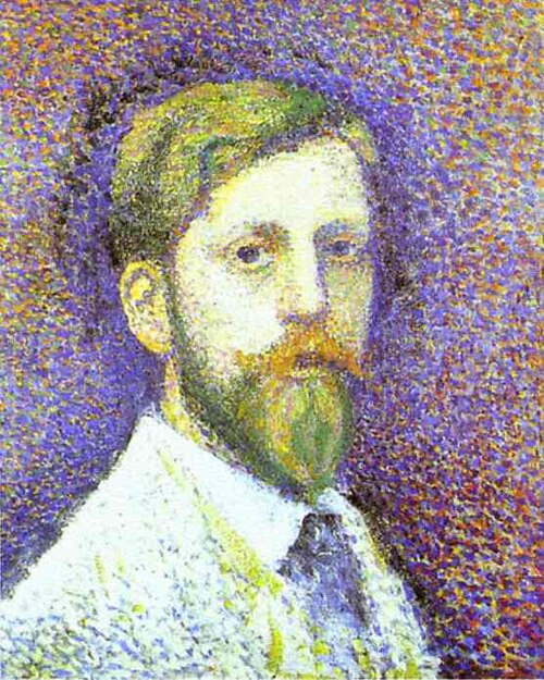 Selbstporträt, 1890, Georges Lemmen