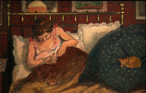 Au lit, 1900, Georges Lemmen