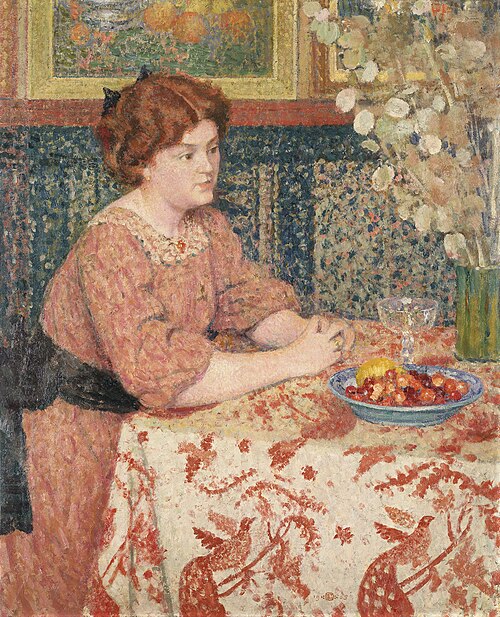 Jeune fille aux cerises, 1905, Georges Lemmen