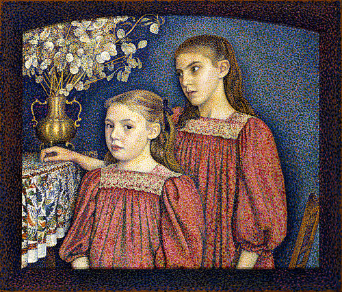 Les Soeurs Surreys, 1894, Georges Lemmen