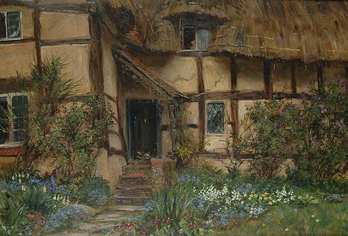 house in Blewbury, 1927, Frank Moss Bennett